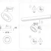Трековый однофазный светильник Ambrella Light Track System GL6866 GL6866 - 6