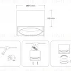 Накладной светильник Ambrella Light GX Standard tech TN70865 TN70865 - 6