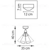 Потолочный светильник Lightstar Cone 757070 757070 - 7