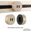Трековая розетка Arte Milano Am-track-sockets 380011TS/USBx2 Gold 380011TS/USBx2 Gold - 5