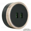 Трековая розетка Arte Milano Am-track-sockets 380066TS LED/USBx2 Gold 380066TS LED/USBx2 Gold - 4