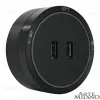 Трековая розетка Arte Milano Am-track-sockets 380066TS LED/USBx2 Black 380066TS LED/USBx2 Black - 4