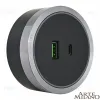 Трековая розетка Arte Milano Am-track-sockets 380066TS LED/USB-Type-C Grey 380066TS LED/USB-Type-C Grey - 4