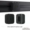 Трековая розетка Arte Milano Am-track-sockets 380022TS/USBx2 Black 380022TS/USBx2 Black - 5