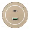 Трековая розетка Arte Milano Am-track-sockets-39 399732TS/USB-Type-C Gold 399732TS/USB-Type-C Gold - 2