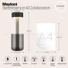 Аккумуляторная настольная лампа Maytoni AI Collaboration MOD229TL-L3B3K3 MOD229TL-L3B3K3 - 7