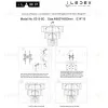 Подвесная люстра iLamp Manhattan P6315-D800 BR P6315-D800 BR - 7