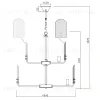 Подвесная люстра iLamp Dolce 15571-12 CR+MULT 15571-12 CR+MULT - 2