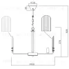 Подвесная люстра iLamp Dolce 15571-6 CR+MULT 15571-6 CR+MULT - 2