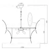 Подвесная люстра iLamp Gramercy 15602-11 ANB+CL 15602-11 ANB+CL - 2