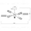 Люстра на штанге iLamp Evolution 15609-6 AN+CL 15609-6 AN+CL - 2