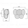 Настенный светильник iLamp Rivoli W15617-2 CR+MULT W15617-2 CR+MULT - 2