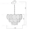 Подвесная люстра iLamp Rivoli 15617-9 CR+MULT 15617-9 CR+MULT - 2