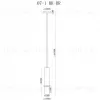 Подвесной светильник iLamp Lofty 10705-1 BK-BR 10705-1 BK-BR - 2
