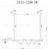 Подвесная люстра iLedex Cross 2313-1200 BR 2313-1200 BR - 2