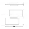 Потолочный светильник Escada Scales 10209/2LED Black 10209/2LED Black - 7