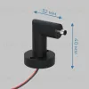 IN-соединитель с проводом IMEX Thin & Smart IL.0060.4004-W-BK IL.0060.4004-W-BK - 2
