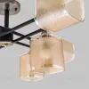 Люстра на штанге IMEX MD.4212-8-S-BK+AB MD.4212-8-S-BK+AB - 3