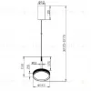 Подвесной светильник Maytoni El MOD041PL-L15WG3K MOD041PL-L15WG3K - 7