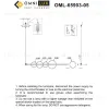 Подвесная люстра Omnilux Abbazia OML-65903-05 OML-65903-05 - 11