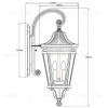 Уличный настенный светильник Feiss Cotswold lane FE-COTSLN2-L-BK FE-COTSLN2-L-BK - 6