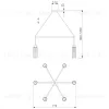 Подвесная люстра Eurosvet Gilian 60163/6 латунь Smart a065757 60163/6 латунь Smart - 5