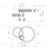Подвесная люстра Bogates Farfalla 90374/3 a065739 90374/3 - 5