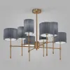 Люстра на штанге Eurosvet Notturno 60162/8 латунь Smart a065666 60162/8 латунь Smart - 1