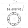 Подвесная люстра Bogates Rubis 371 Strotskis a065320 371 Strotskis Smart - 7