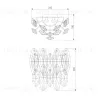 Настенный светильник Bogates Onyx 372/2 Strotskis a065318 372/2 Strotskis - 5