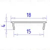 Алюминиевый накладной профиль Ambrella Light Alum Profile GP1600AL GP1600AL - 10