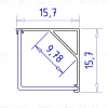 Алюминиевый угловой профиль Ambrella Light Alum Profile GP2150AL GP2150AL - 6