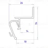 Алюминиевый профиль Ambrella Light Alum Profile GP4100BK GP4100BK - 5