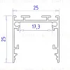 Алюминиевый профиль Ambrella Light Profile System GP2500BK GP2500BK - 7