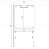 Алюминиевый профиль Ambrella Light Profile System GP3000AL GP3000AL - 7