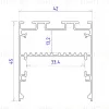 Алюминиевый профиль Ambrella Light Profile System GP3050AL GP3050AL - 7