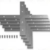 Соединитель Х-образный (5 шт.) Ambrella Light Profile System GP8057 GP8057 - 1