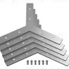 Соединитель Y-образный (5 шт.) Ambrella Light Profile System GP8056 GP8056 - 1