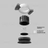 Встраиваемый светильник Maytoni Technical Downlight Round DL058-12W3K-TRS-B DL058-12W3K-TRS-B - 7