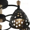 Люстра на штанге Reluce 01515-0.3-05 BK+WOOD 01515-0.3-05 BK+WOOD - 2