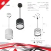 Подвесной светильник Reluce 53002-0.9-001LD GX53 BK 53002-0.9-001LD GX53 BK - 2