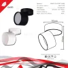 Спот Reluce 53009-9.5-001CT GX53 WT 53009-9.5-001CT GX53 WT - 2