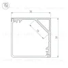Профиль Arlight SL-KANT-H30-3000 ANOD 046182 046182 - 3
