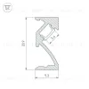 Профиль Arlight SL-BEVEL-W21-2000 ANOD 043687 043687 - 3