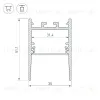 Профиль Arlight SL-COMFORT-3551-2000 BLACK 046317 046317 - 3
