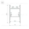 Профиль Arlight SL-COMFORT-2542-2000 BLACK 046934 046934 - 4