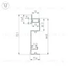 Профиль Arlight PLINTUS-H73-F-2000 WHITE 043592 043592 - 4