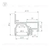 Профиль Arlight STRETCH-20-WALL-D-SIDE-2000 WHITE 042945 042945 - 3