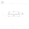 Экран Arlight STRETCH-S-35-CEIL-CENTER-10m 040821(1) 040821(1) - 2