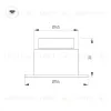 Встраиваемый светильник Arlight MS-GLORY-BUILT-R54-5W Warm3000 (WH, 60 deg, 230V) 047287 047287 - 3
